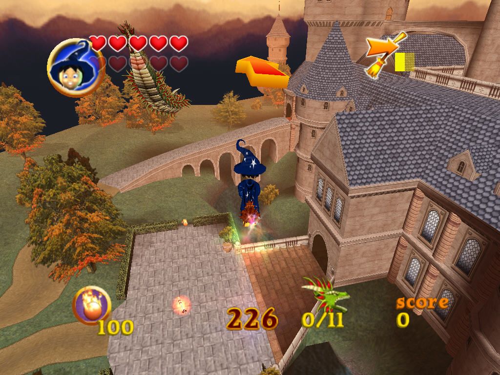 Billy the Wizard: Rocket Broomstick Racing screenshot 4 for Playstation 2